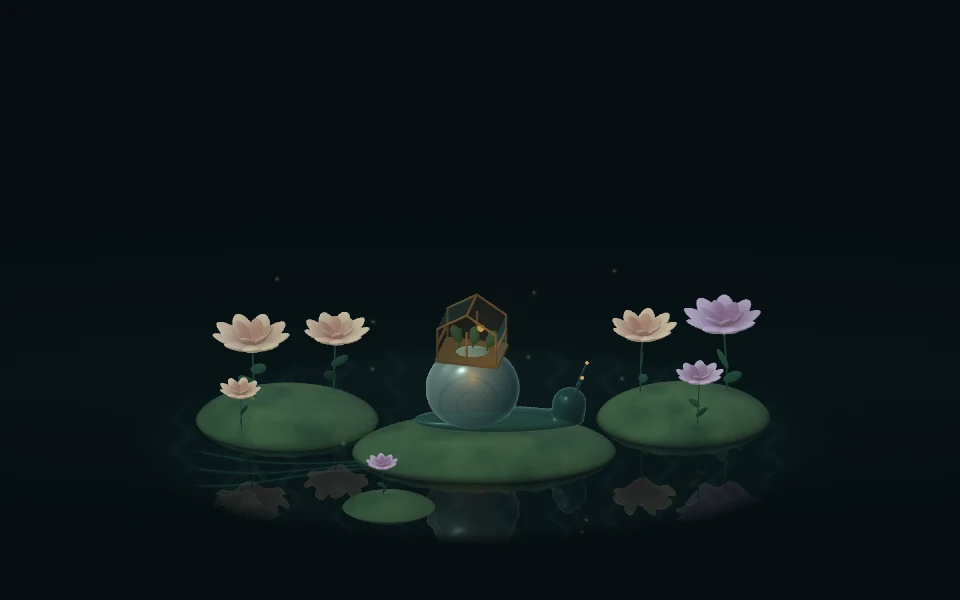 Hinge Garden on a MacBook desktop