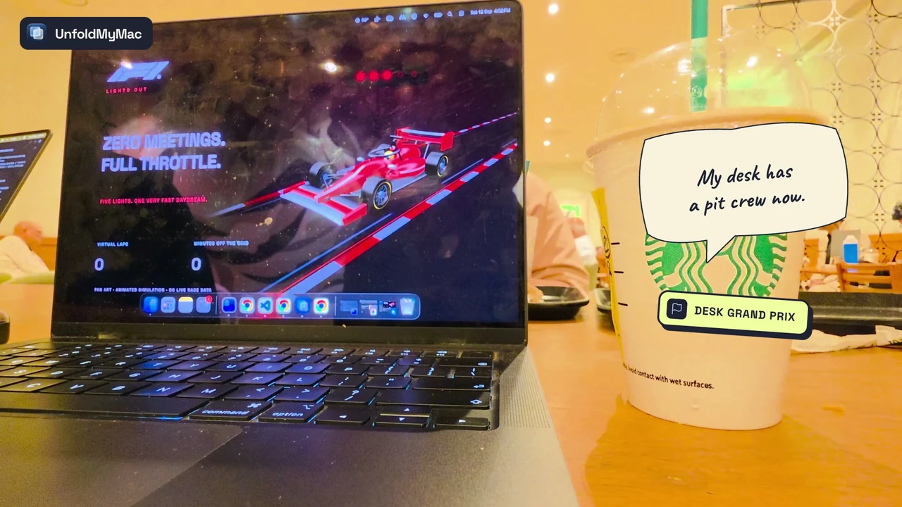 Lights Out, filmed on a real MacBook in a café